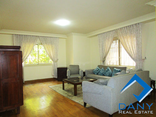 Residential Ground Floor Apartment For Rent Furnished in Maadi Digla Great Cairo Egypt